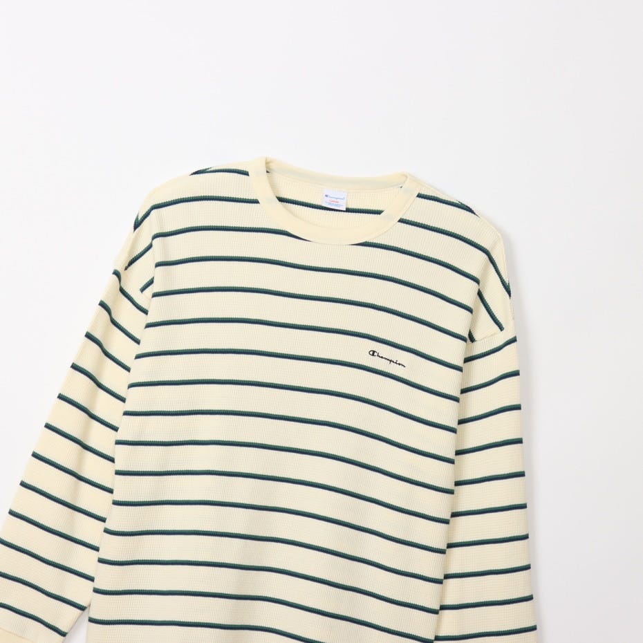 ボーダーロングスリーブTシャツ (C3-A407)