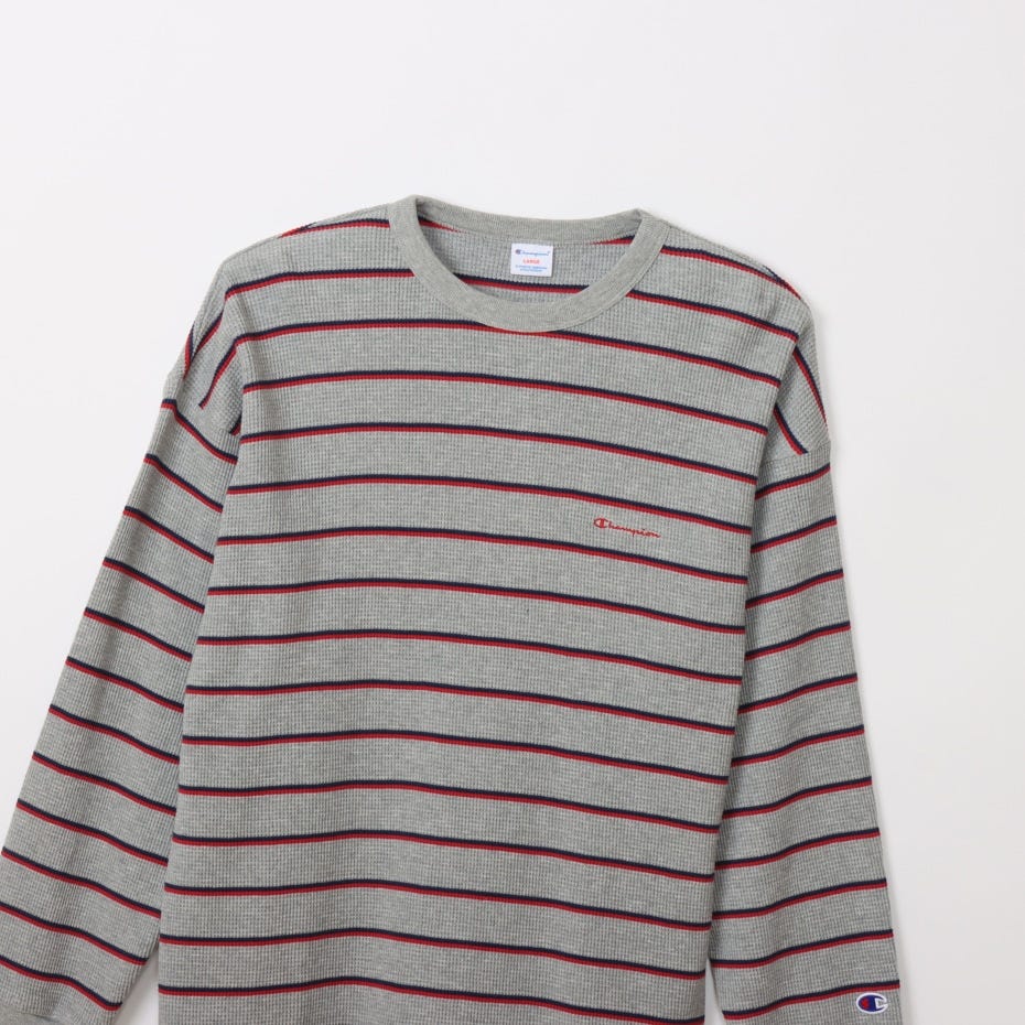 ボーダーロングスリーブTシャツ (C3-A407)