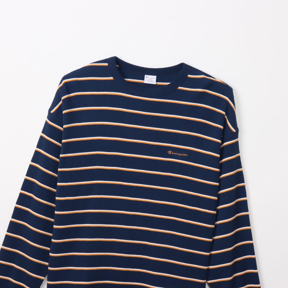 ボーダーロングスリーブTシャツ (C3-A407)