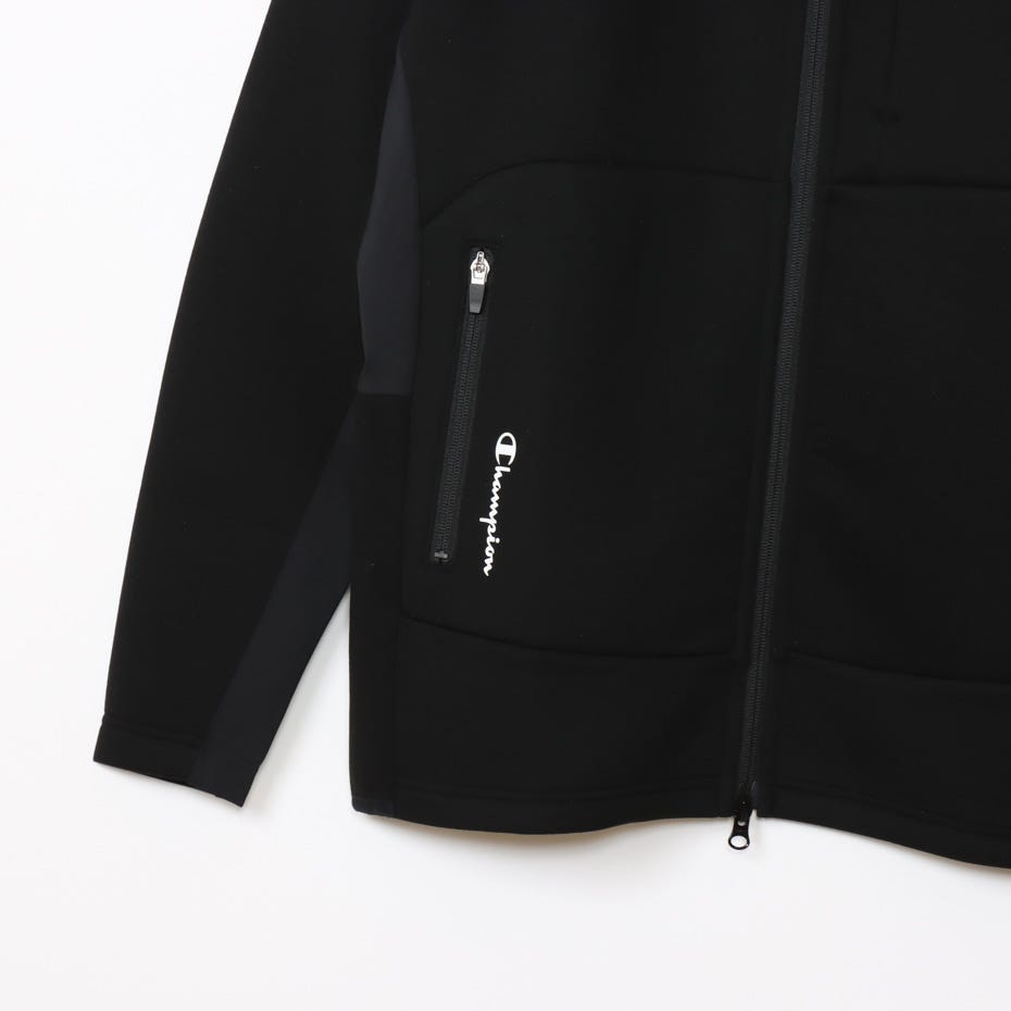 テックウィーブ 3LS ジップフーデッドスウェットシャツ (C3-AG102)