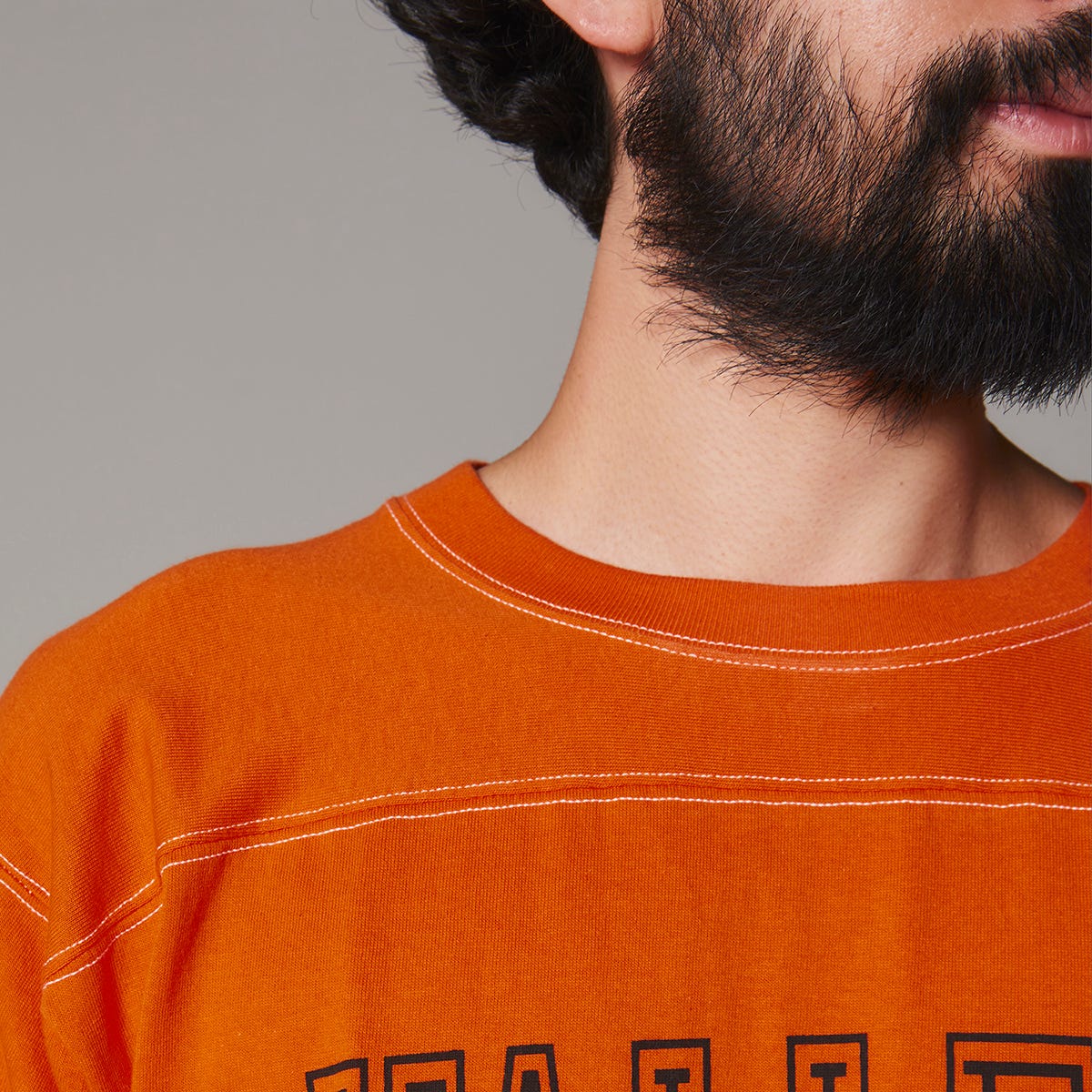 QB 1/4スリーブフットボールTシャツ (C3-B311)