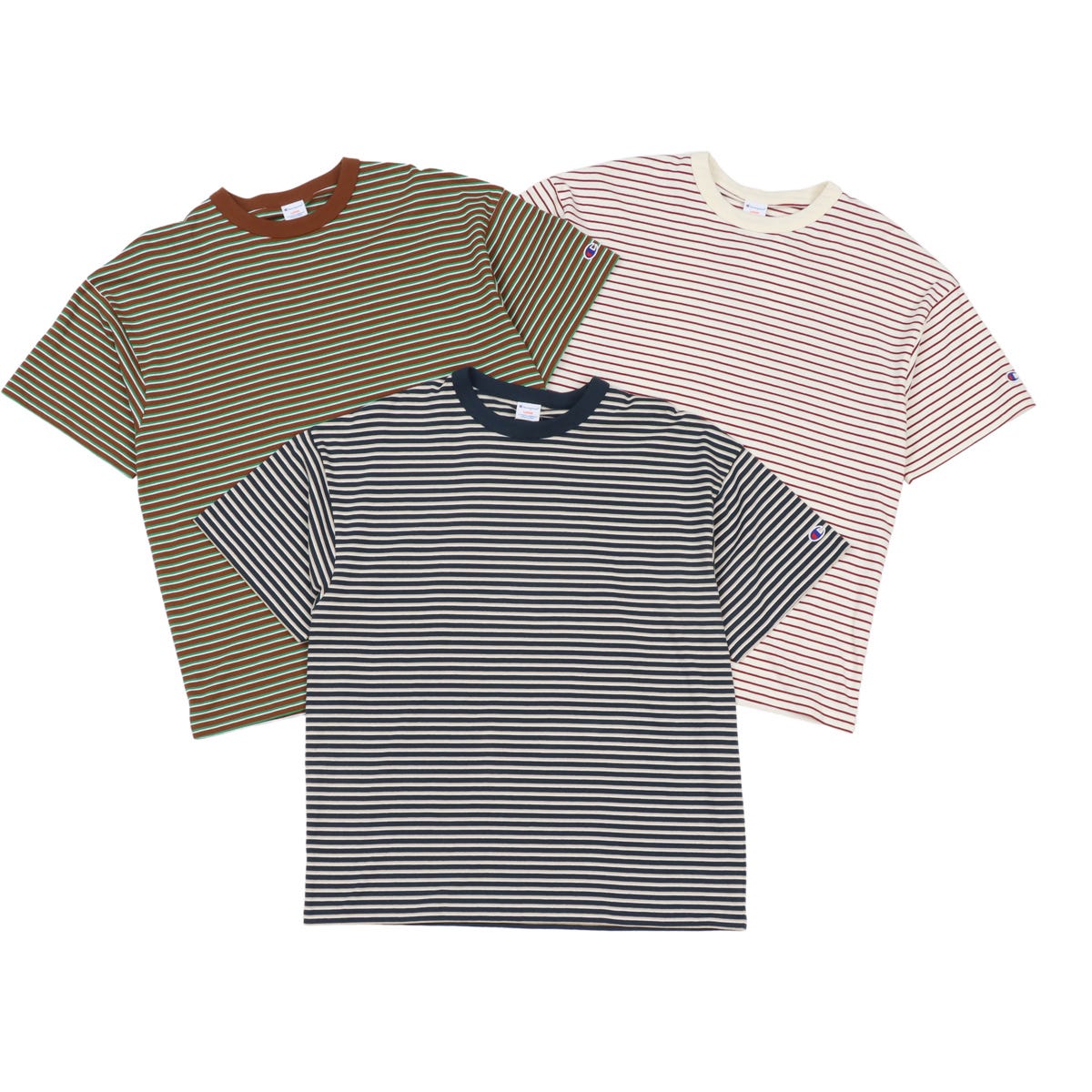 ボーダーショートスリーブTシャツ (C3-B328)