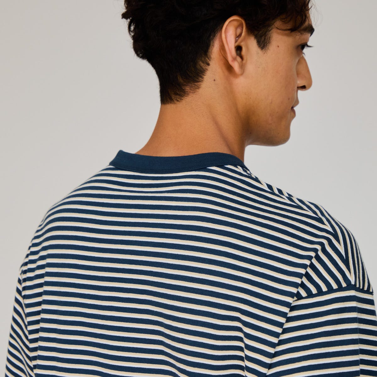ボーダーショートスリーブTシャツ (C3-B328)