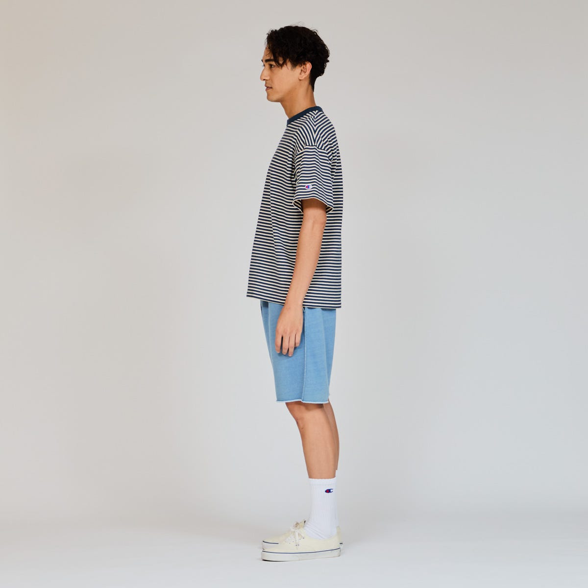 ボーダーショートスリーブTシャツ (C3-B328)