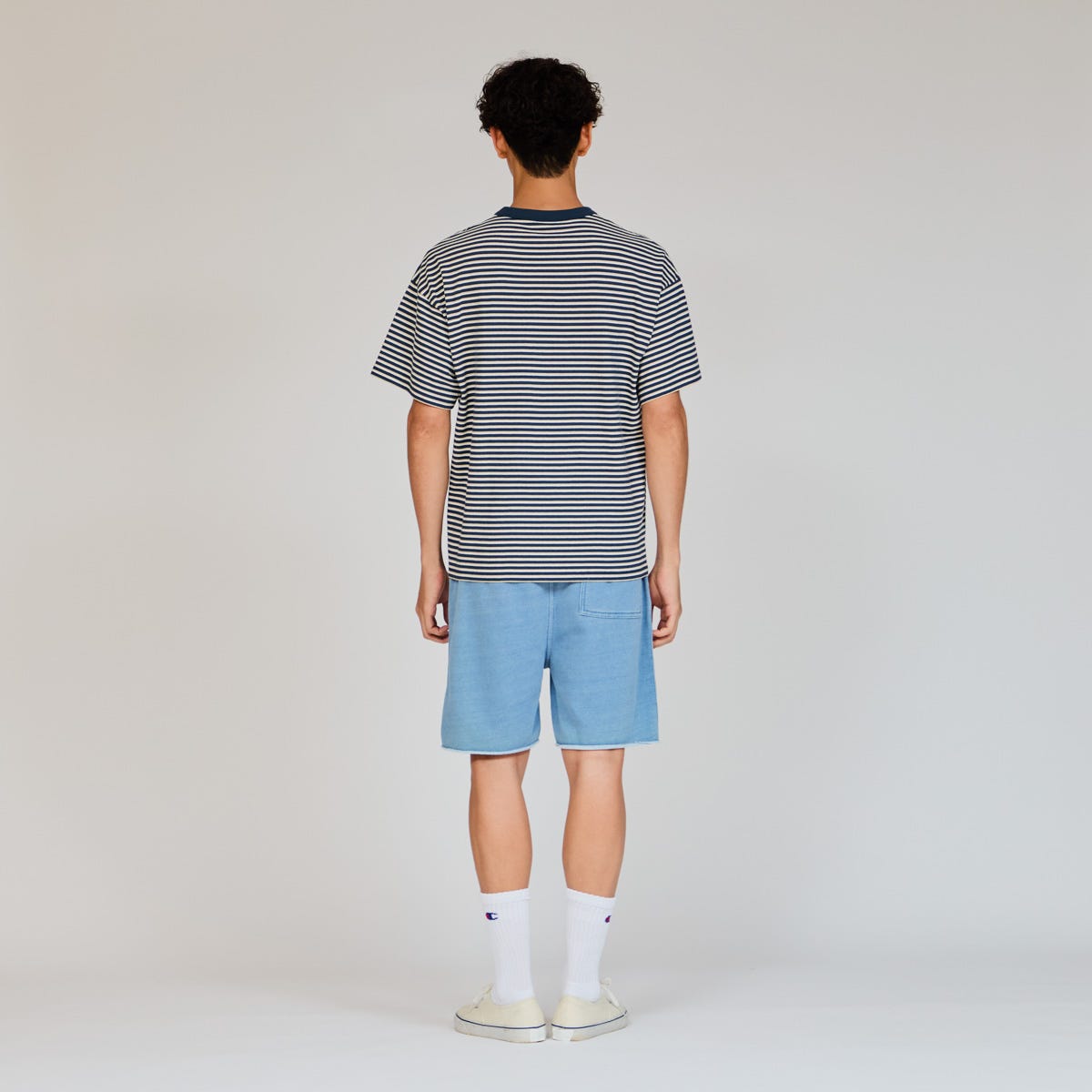 ボーダーショートスリーブTシャツ (C3-B328)
