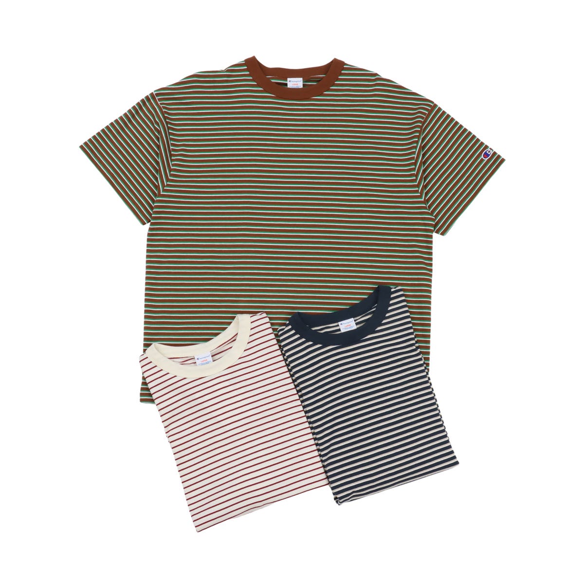 ボーダーショートスリーブTシャツ (C3-B328)