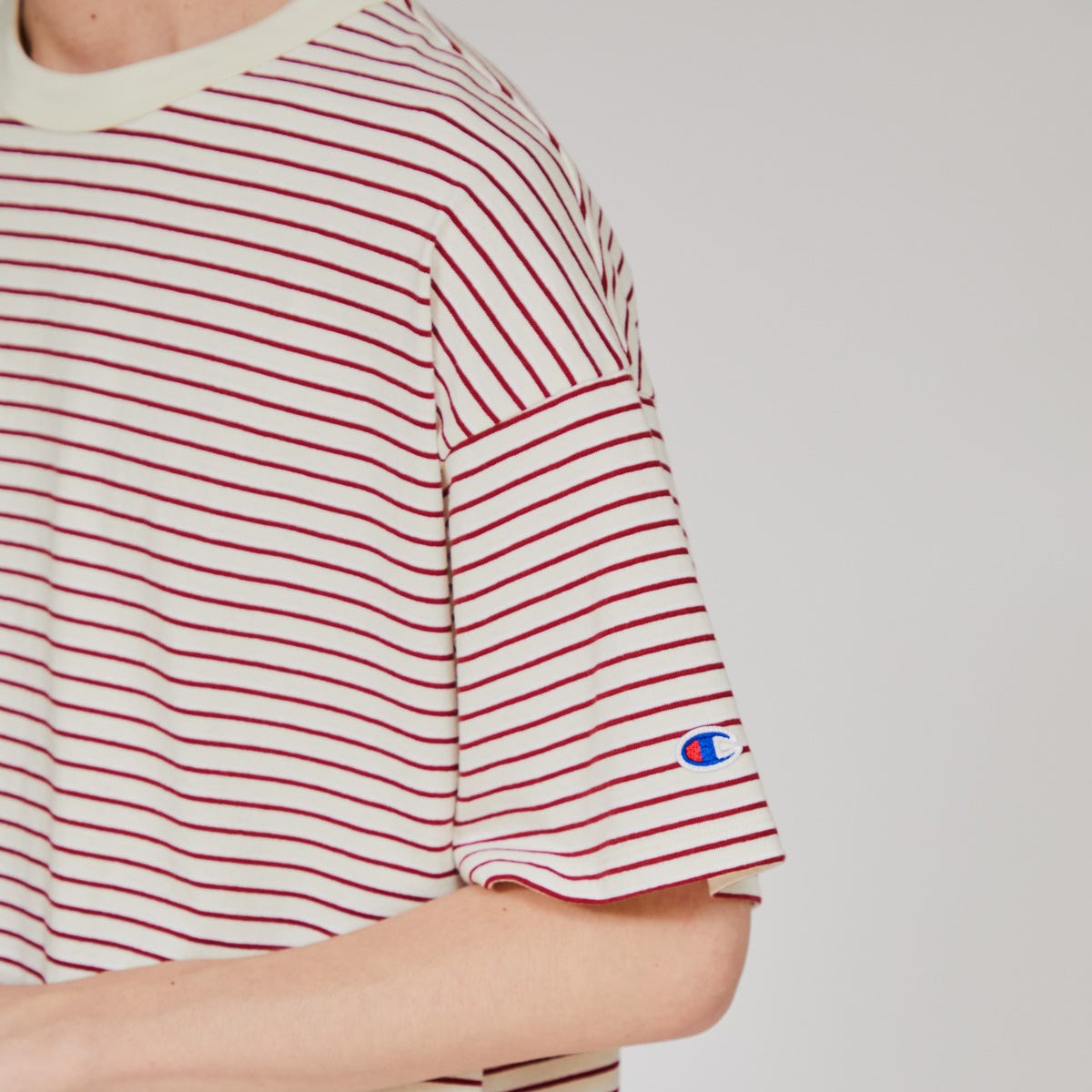 ボーダーショートスリーブTシャツ (C3-B328)