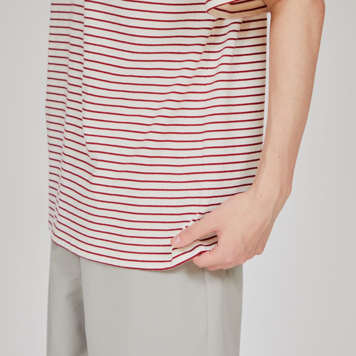 ボーダーショートスリーブTシャツ (C3-B328)