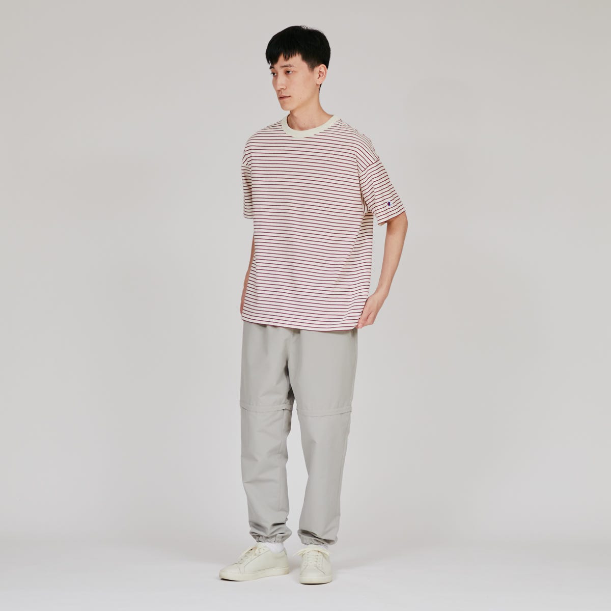 ボーダーショートスリーブTシャツ (C3-B328)