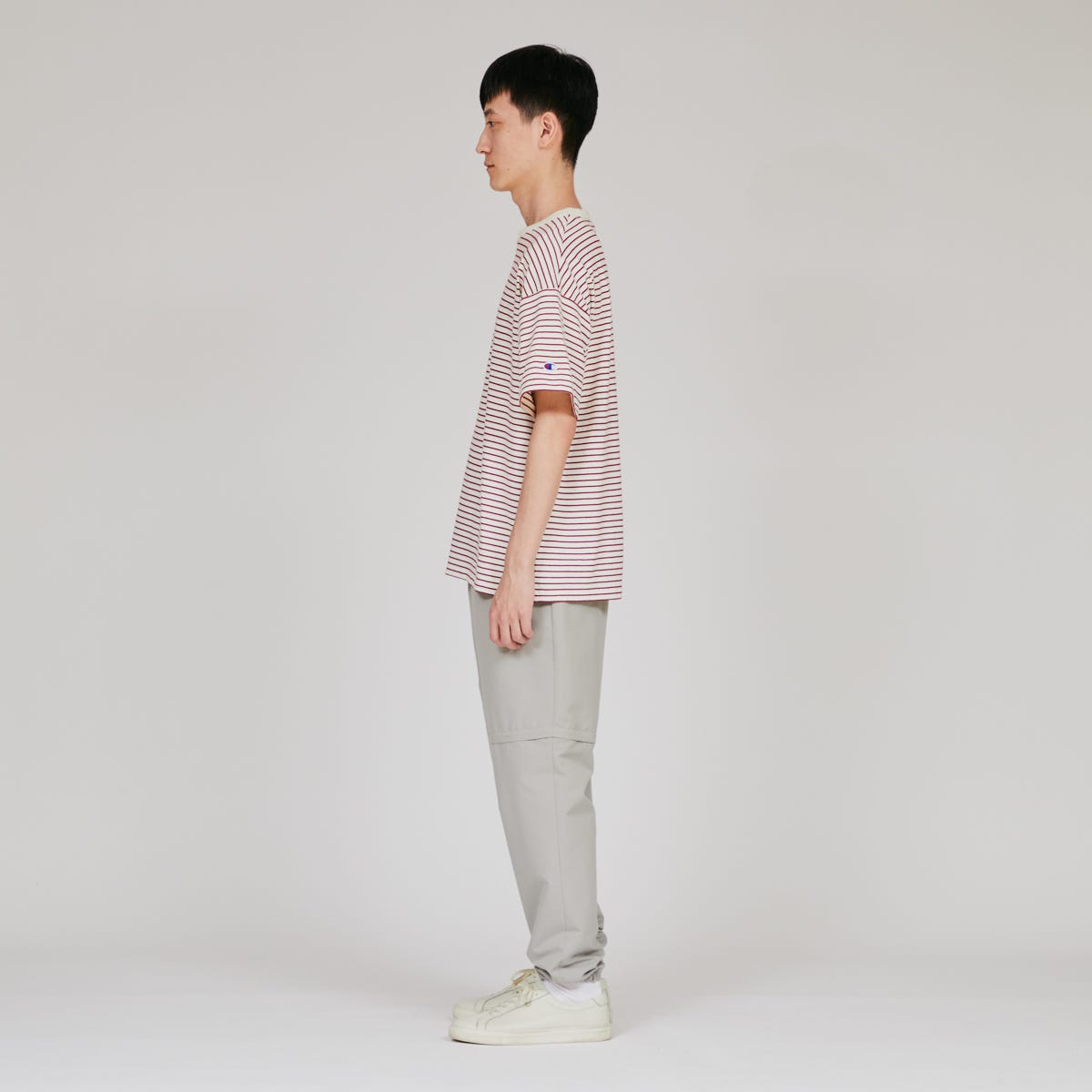ボーダーショートスリーブTシャツ (C3-B328)