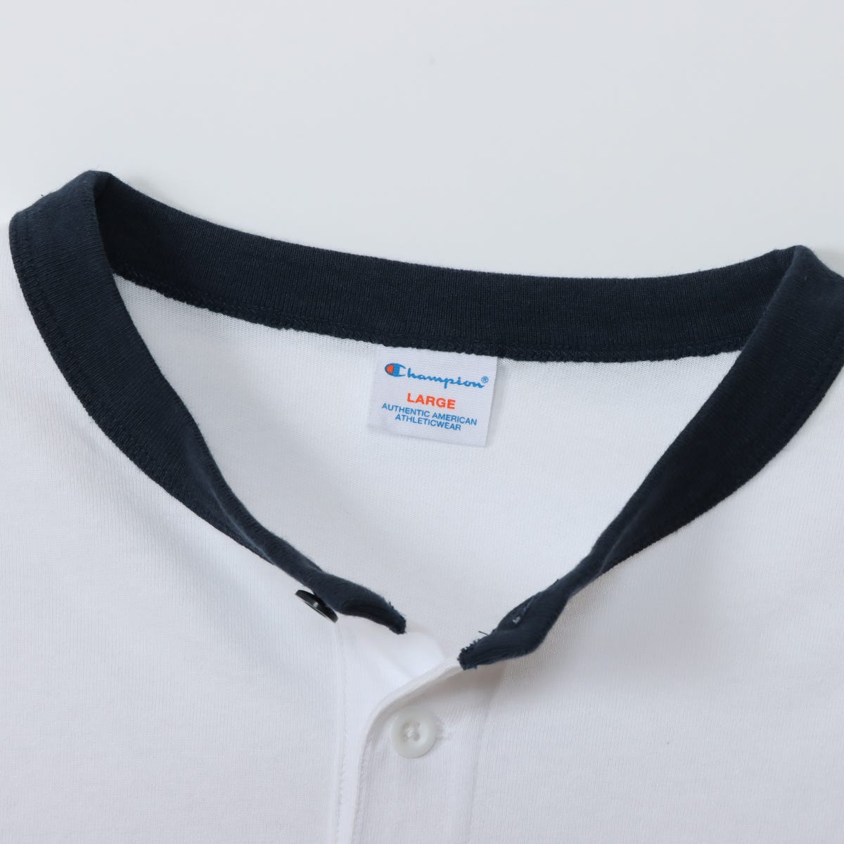 ロングスリーブヘンリーネックTシャツ (C3-B405)