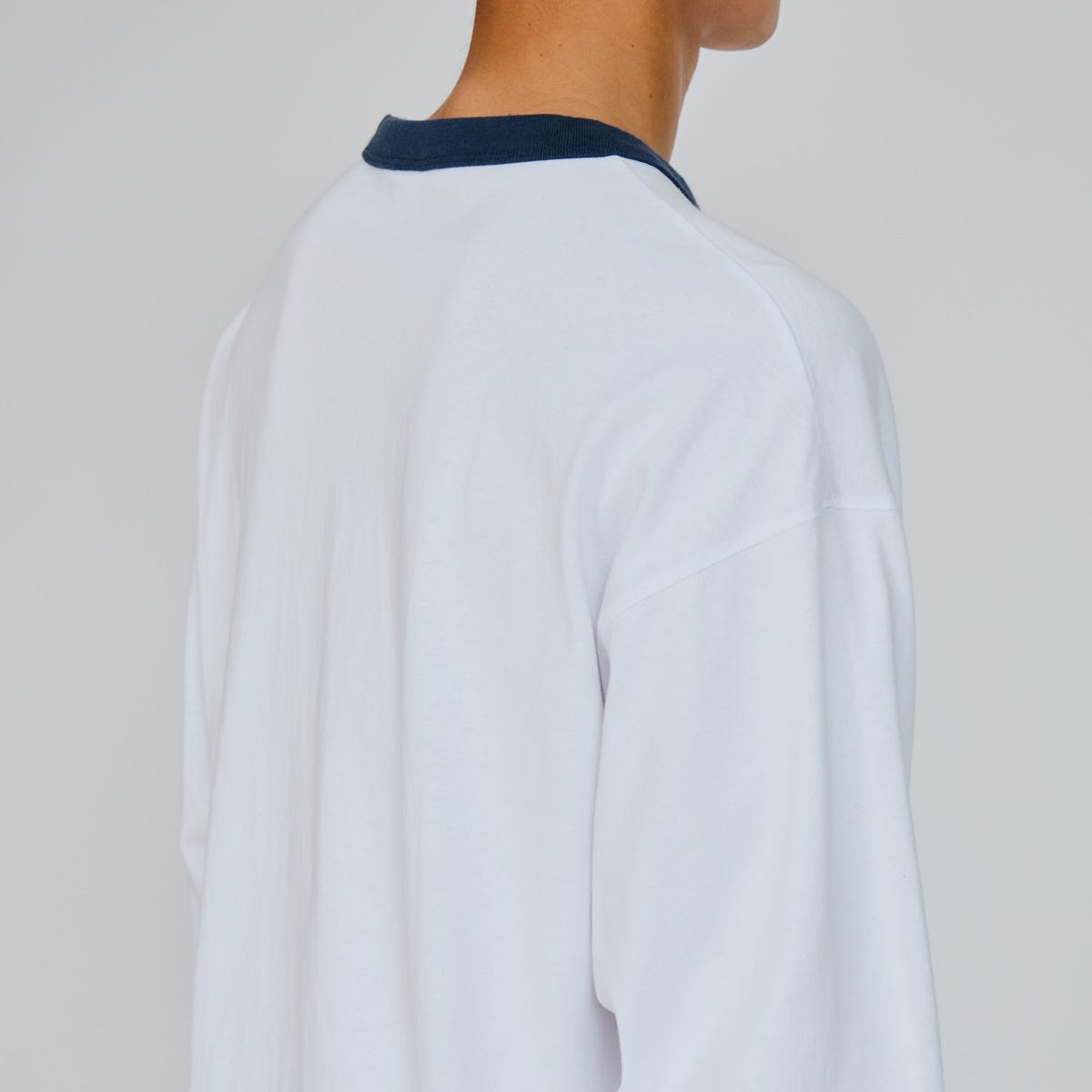 ロングスリーブヘンリーネックTシャツ (C3-B405)