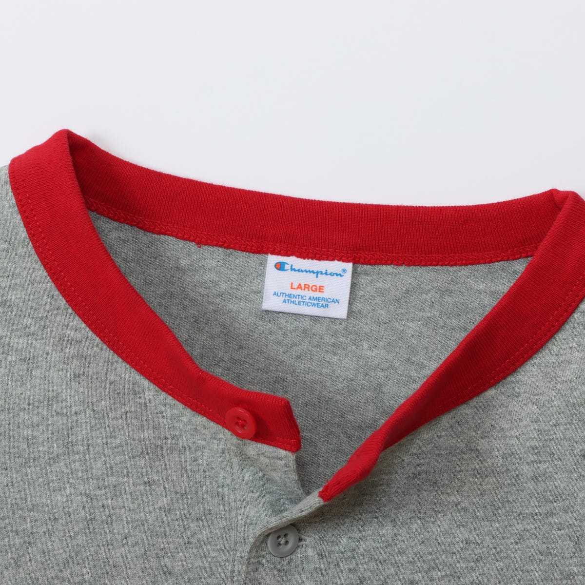 ロングスリーブヘンリーネックTシャツ (C3-B405)