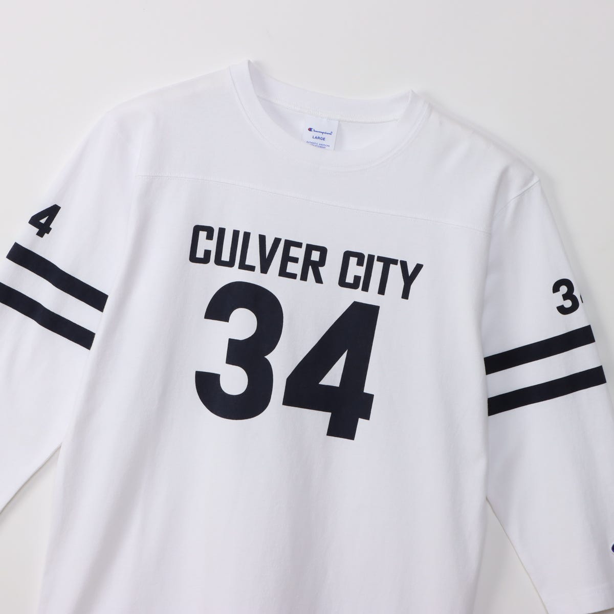 3/4 スリーブフットボールTシャツ (C3-B412)
