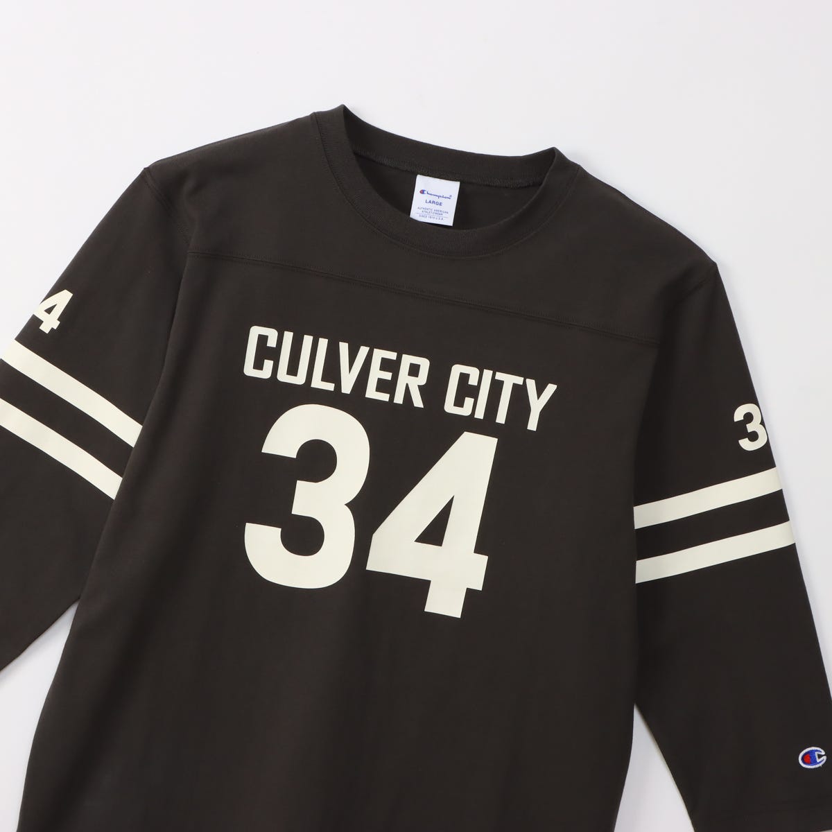 3/4 スリーブフットボールTシャツ (C3-B412)