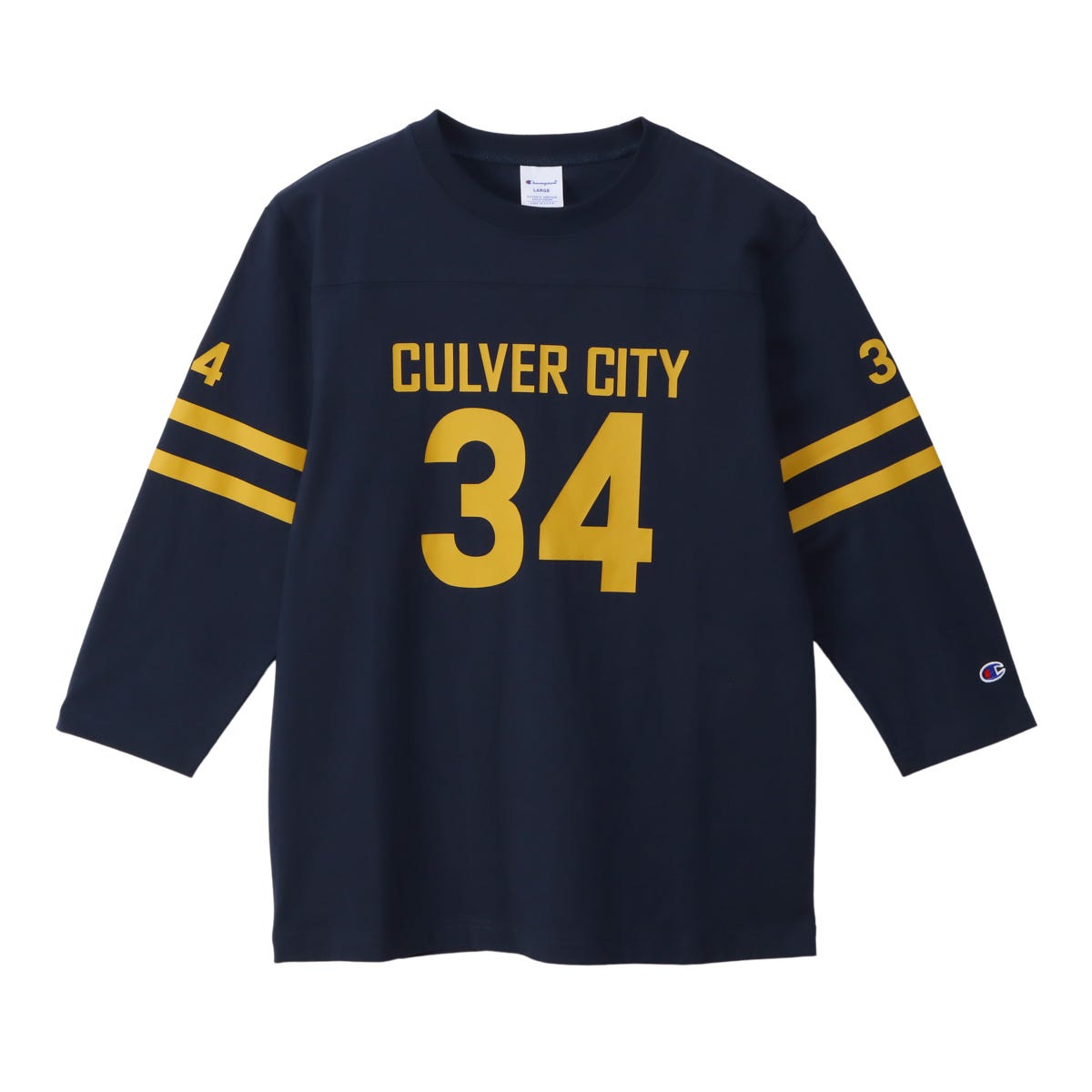3/4 スリーブフットボールTシャツ (C3-B412)