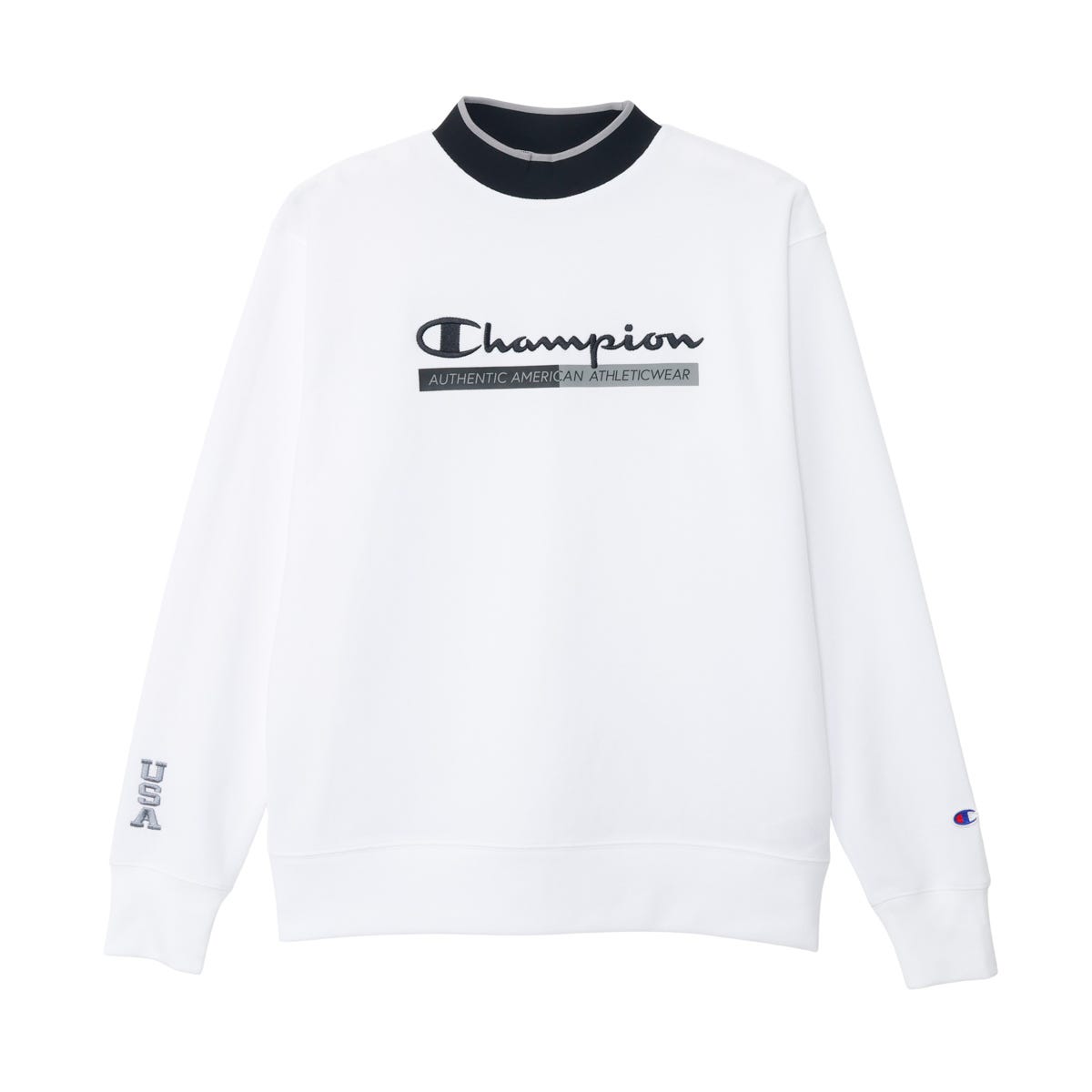 ロングスリーブモックネックシャツ (C3-BG401)