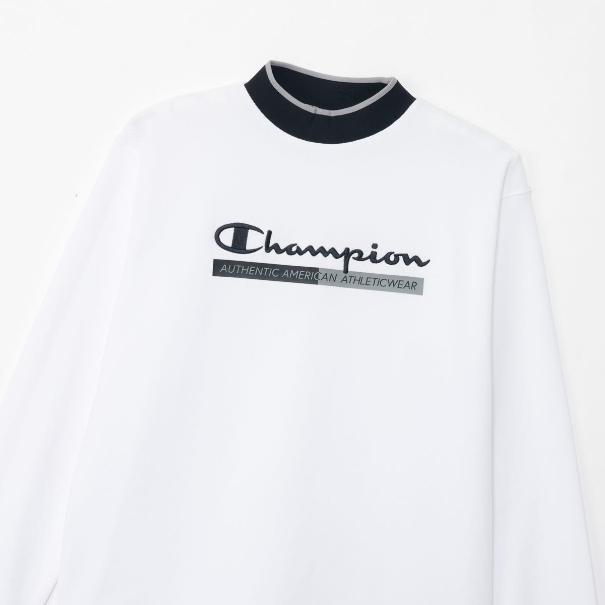 ロングスリーブモックネックシャツ (C3-BG401)