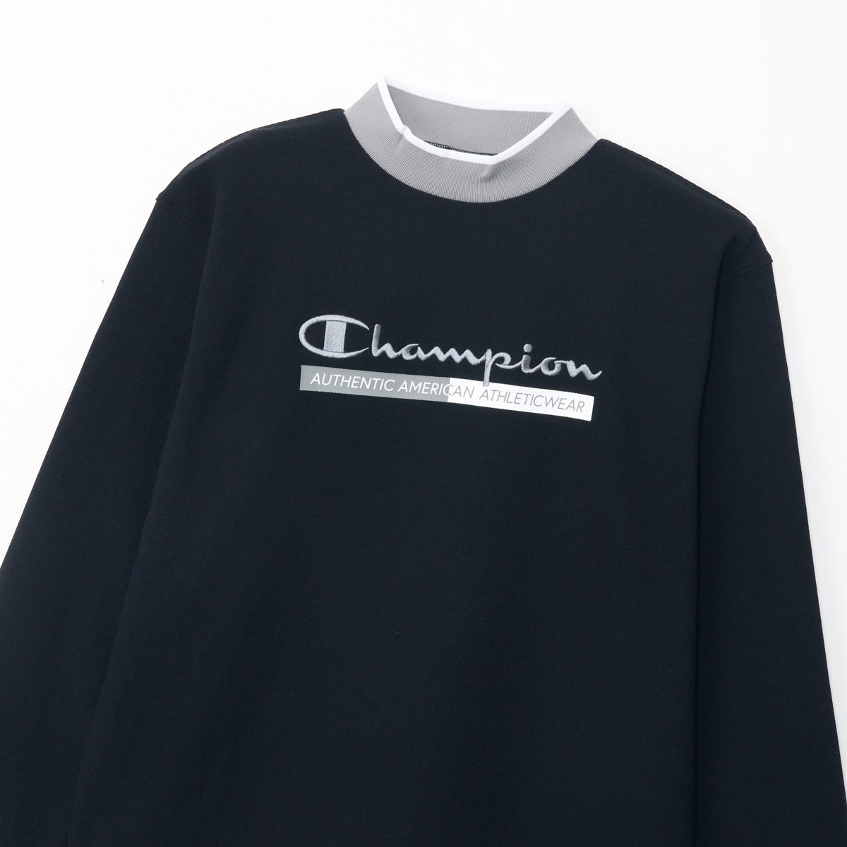 ロングスリーブモックネックシャツ (C3-BG401)