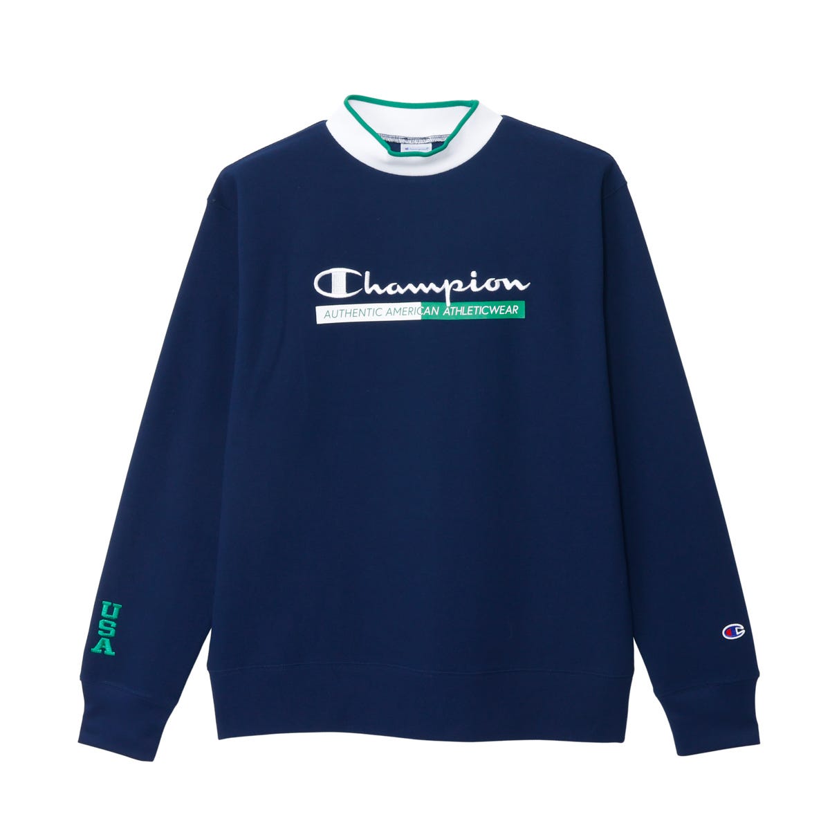 ロングスリーブモックネックシャツ (C3-BG401)