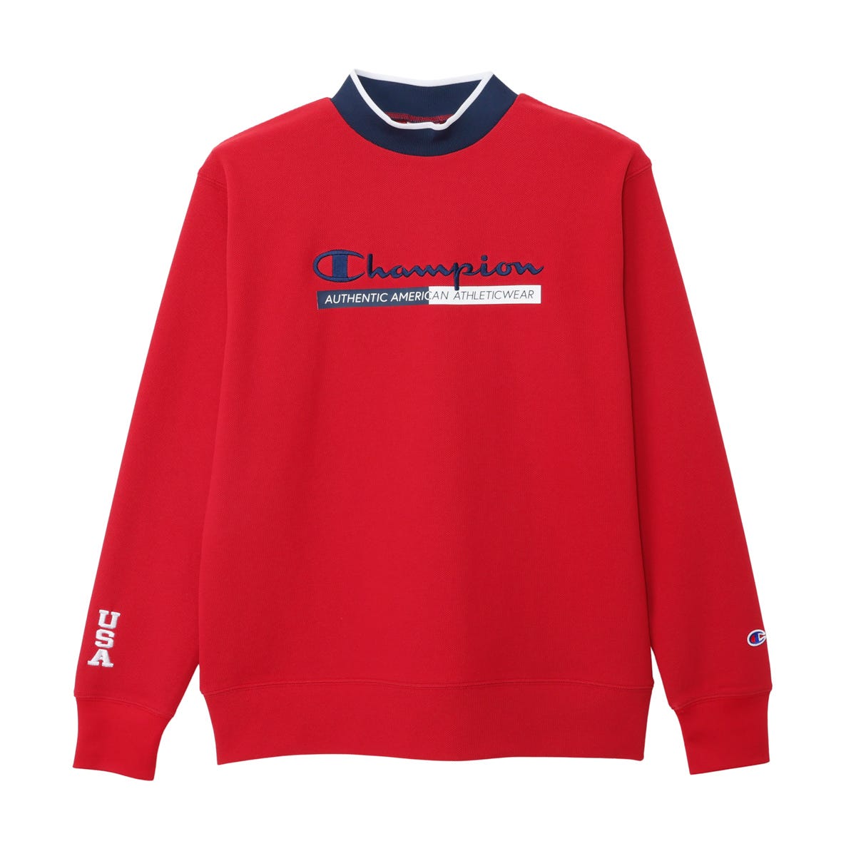 ロングスリーブモックネックシャツ (C3-BG401)