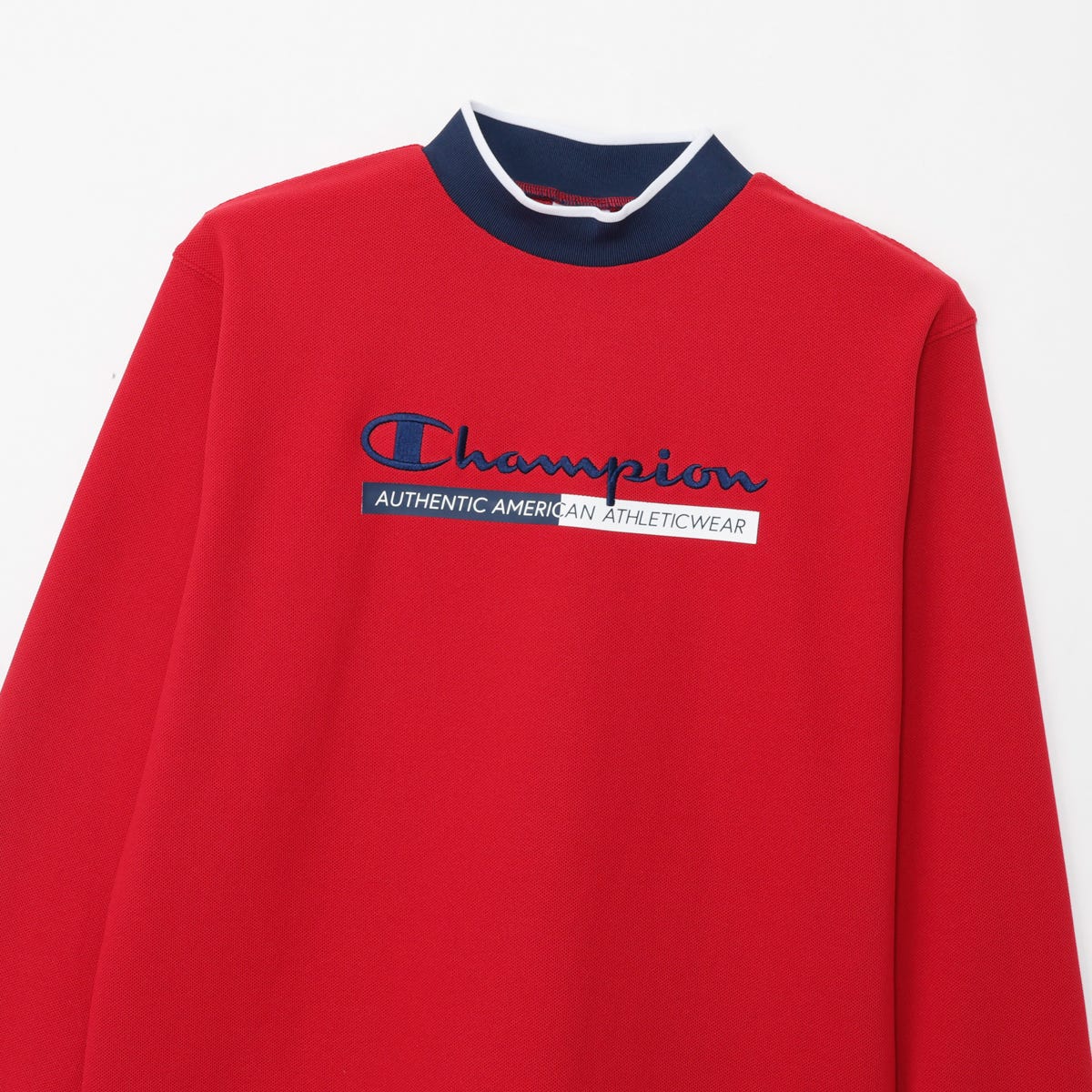 ロングスリーブモックネックシャツ (C3-BG401)