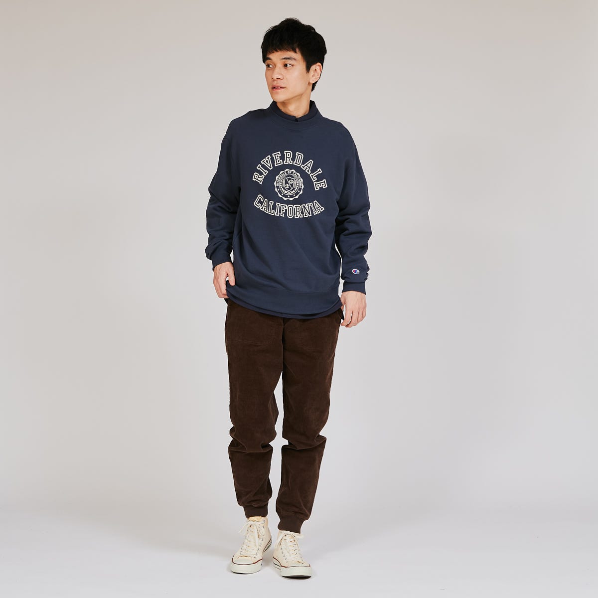 クルーネックスウェットシャツ (C3-C034)