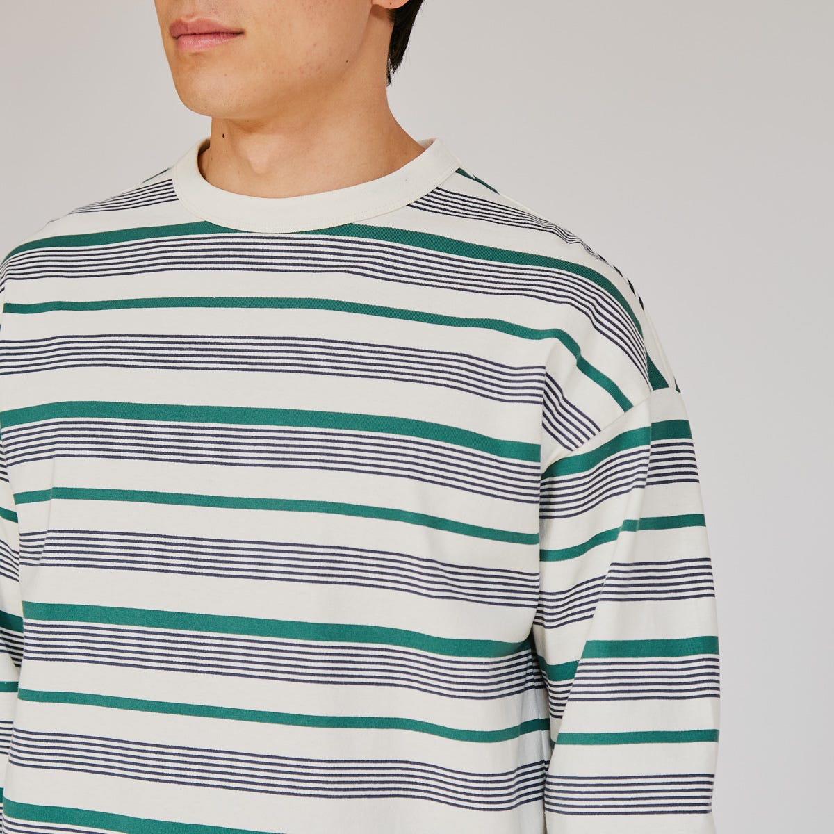 ロングスリーブボーダーTシャツ (C3-C405)