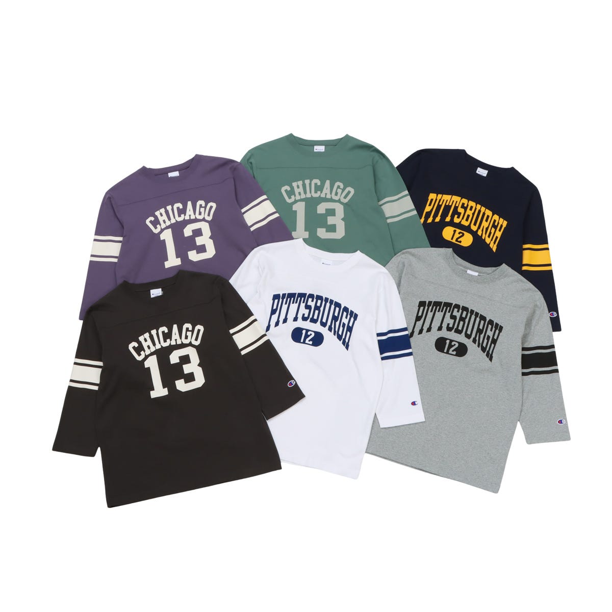 3/4スリーブフットボールTシャツ
