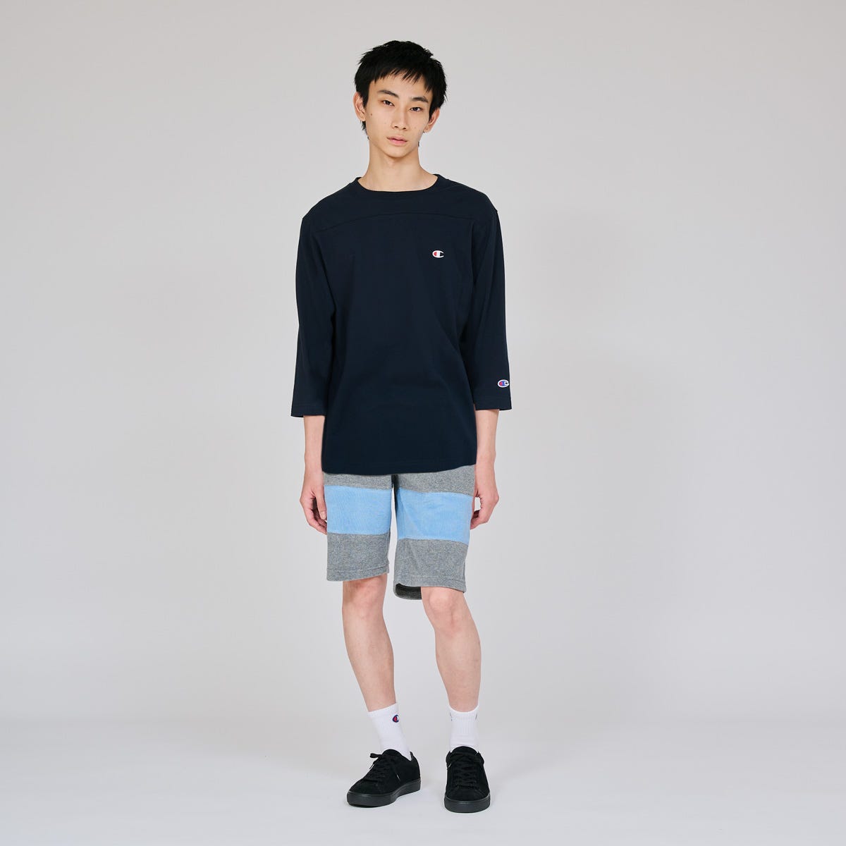 3/4スリーブフットボールTシャツ (C3-C426)