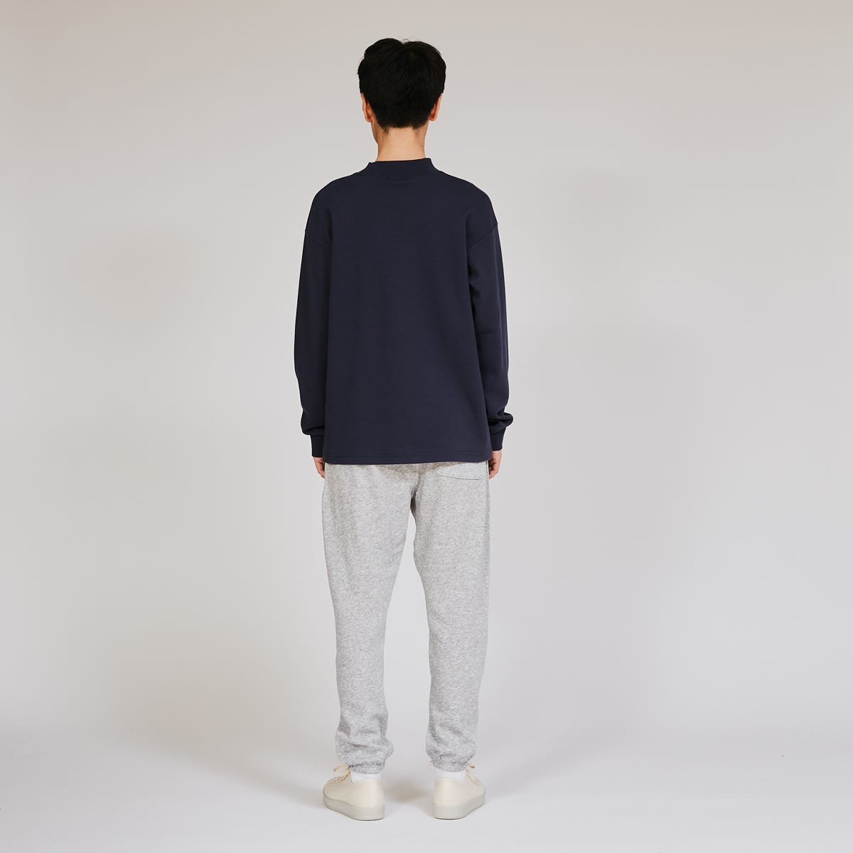 モックネックロングスリーブTシャツ (C3-C427)