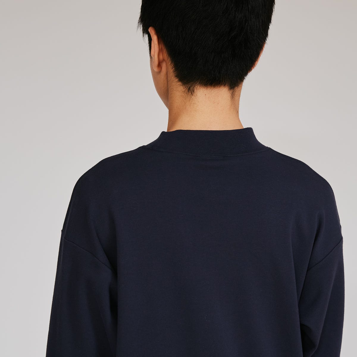 モックネックロングスリーブTシャツ (C3-C427)