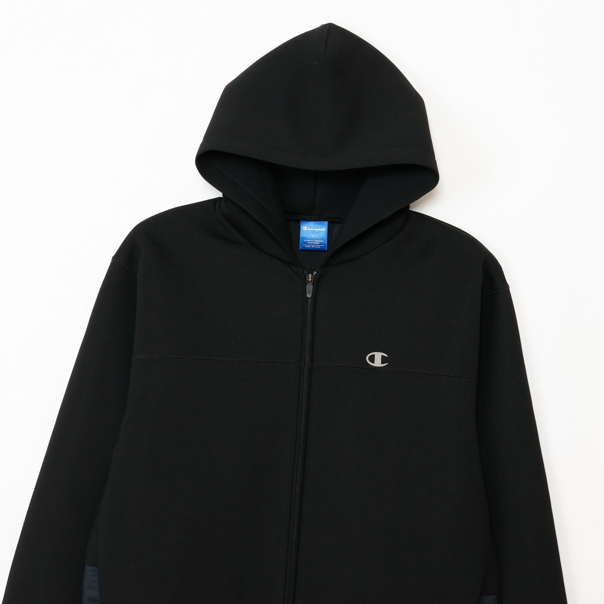テックウィーブ 3LS ジップフーデッドスウェットシャツ
