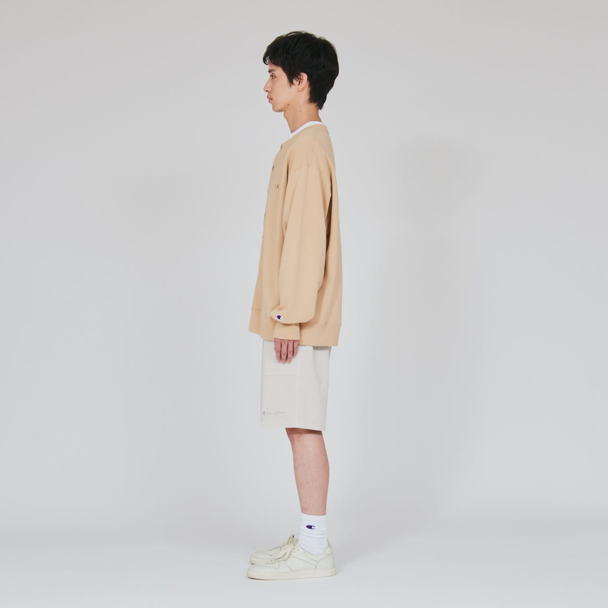 スナップスウェットシャツ
