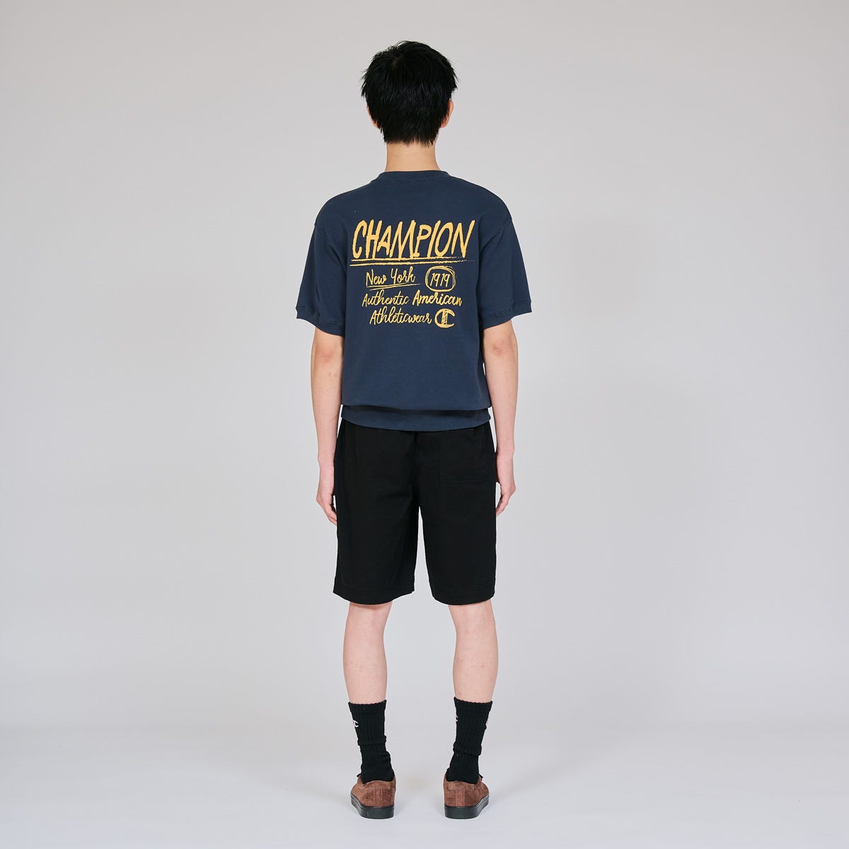 ショートスリーブクルーネックスウェットシャツ (C3-D015)