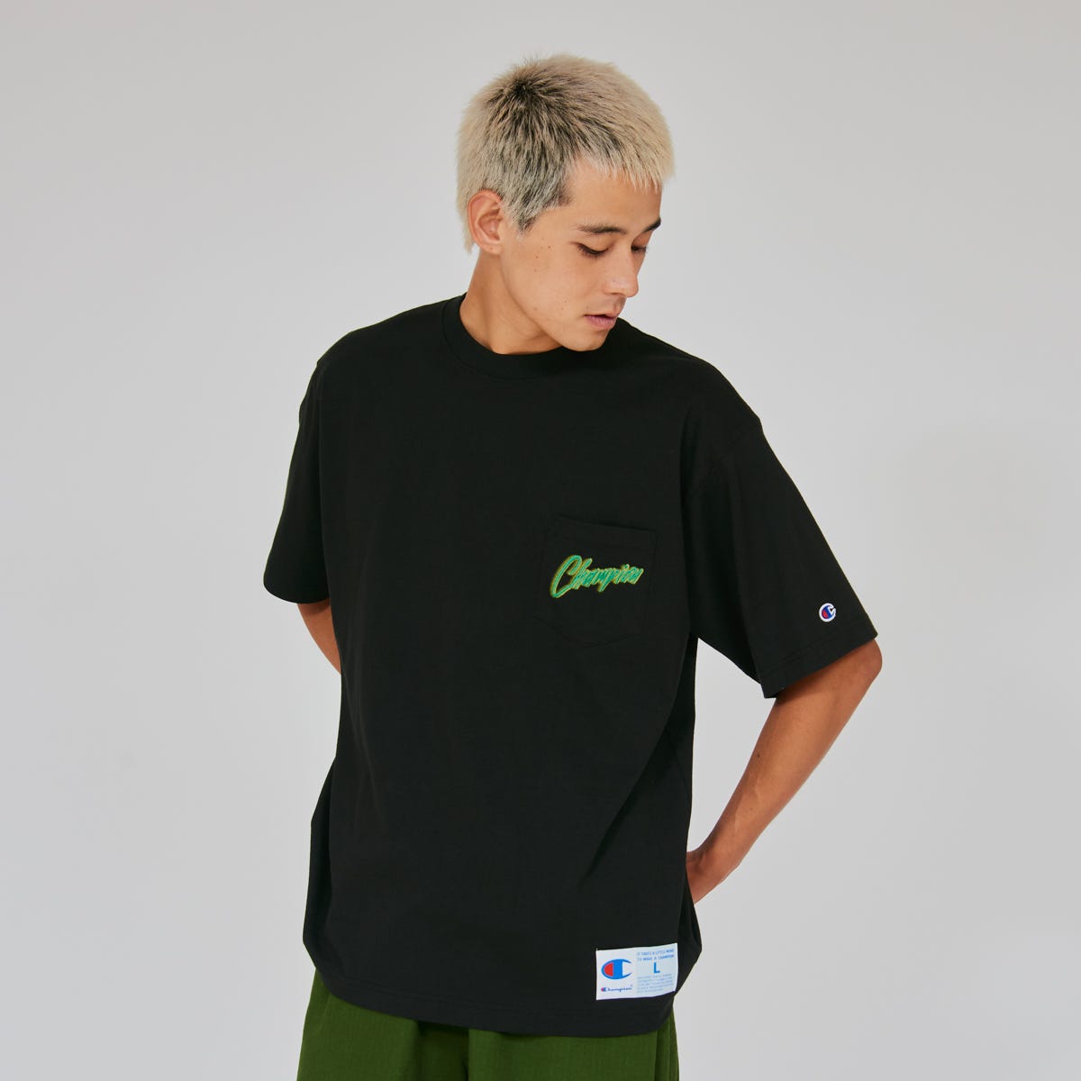 ショートスリーブポケットTシャツ (C3-D332)