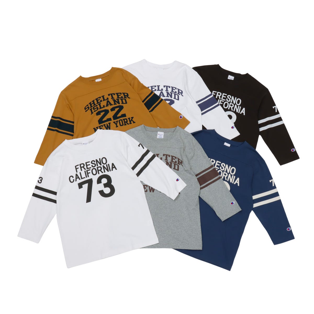 3/4 スリーブフットボールTシャツ