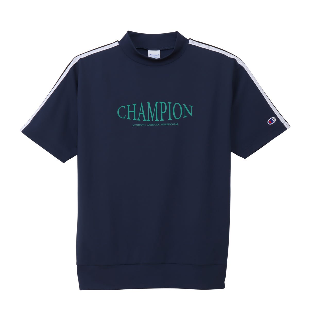 ショートスリーブモックネックシャツ (C3-DG305)