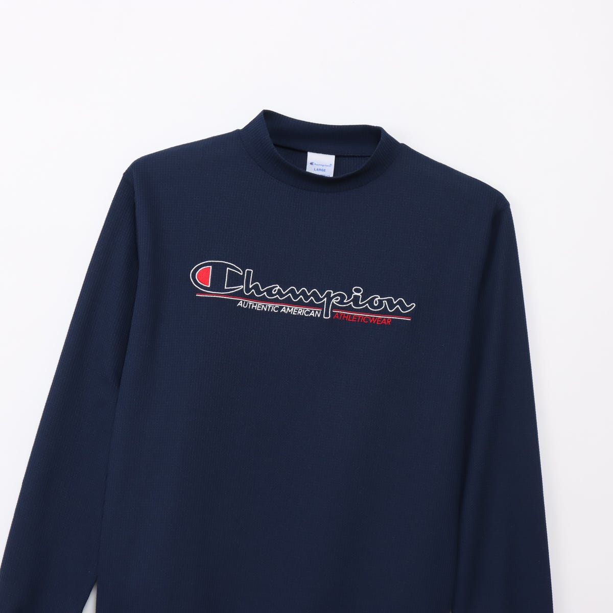ロングスリーブモックネックシャツ (C3-DG401)