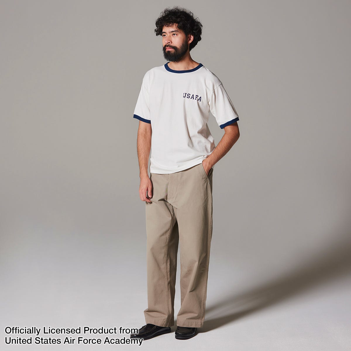 PLEBE ショートスリーブリンガーTシャツ (C3-X336)
