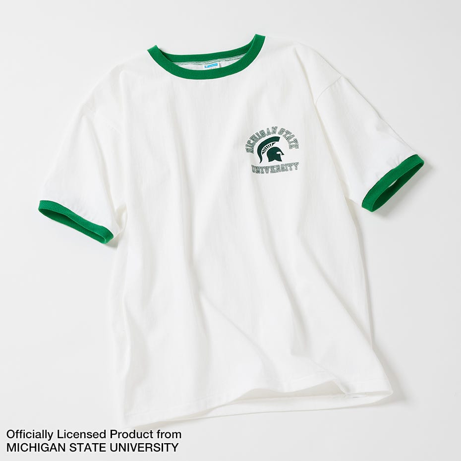PLEBE ショートスリーブリンガーTシャツ (C3-X336)