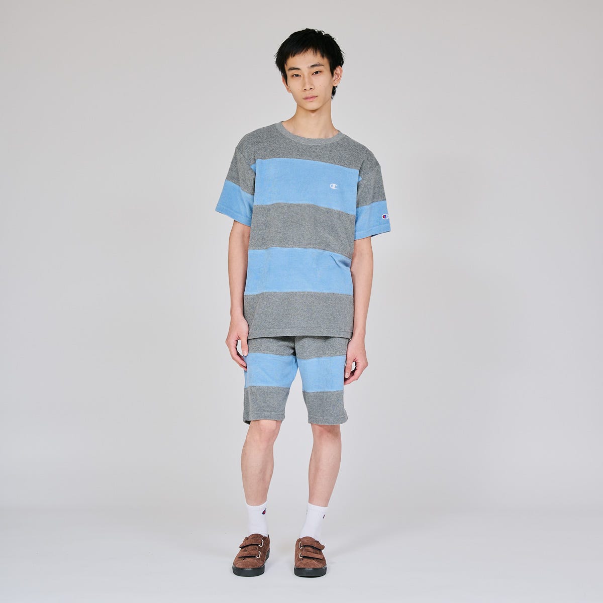 パネルショートスリーブTシャツ (C3-X360)