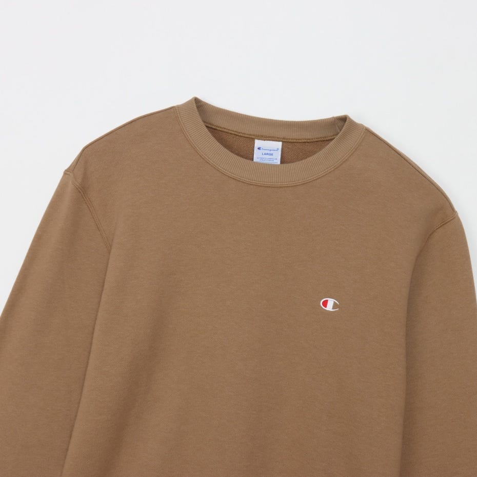 クルーネックスウェットシャツ