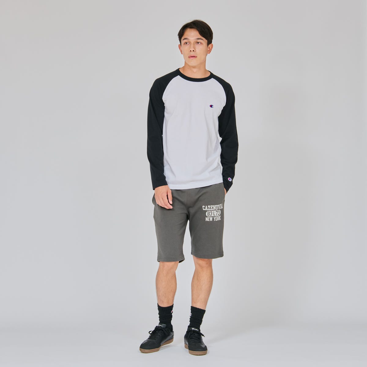 ロングスリーブラグランTシャツ (C3-Y429)