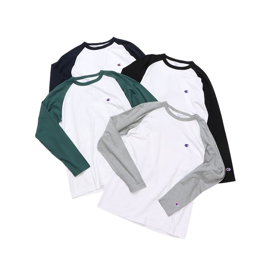 ロングスリーブラグランTシャツ (C3-Y429)