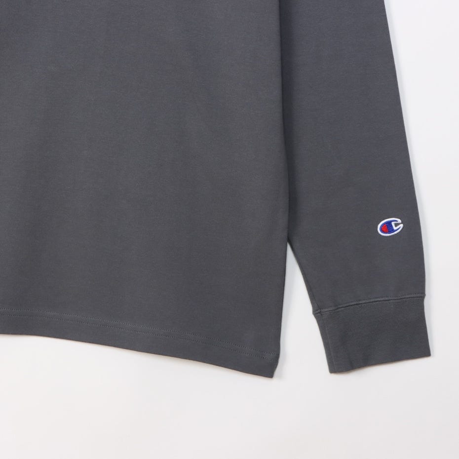 モックネックロングスリーブTシャツ (C3-Y434)