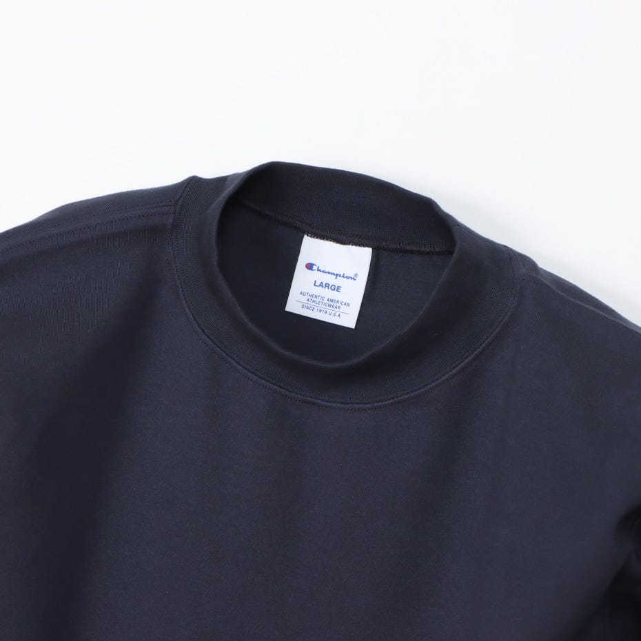 モックネックロングスリーブTシャツ (C3-Y434)