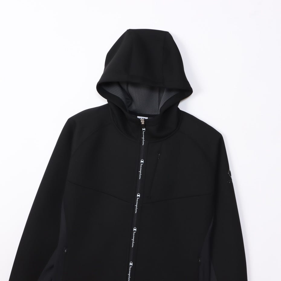 テックウィーブ 3LS ジップフーデッドスウェットシャツ (C3-YG101)