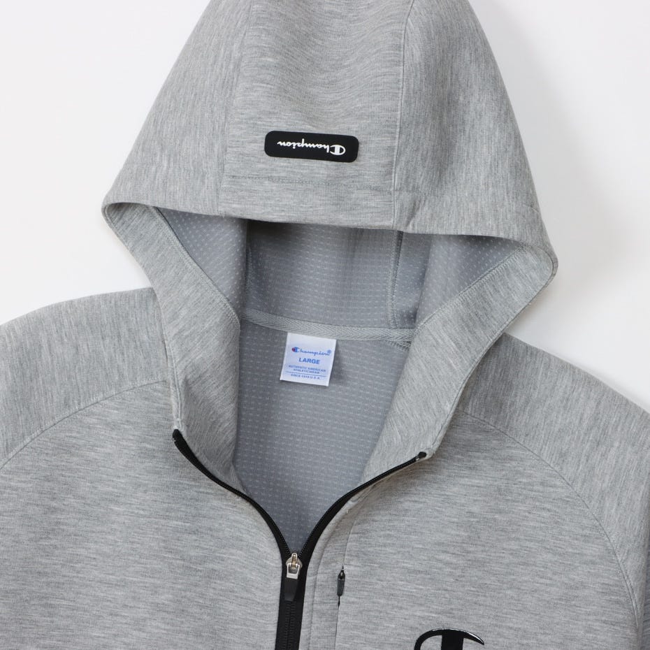 テックウィーブ(R)3LS ジップフーデッドスウェットシャツ 24SS (C3-ZG102)
