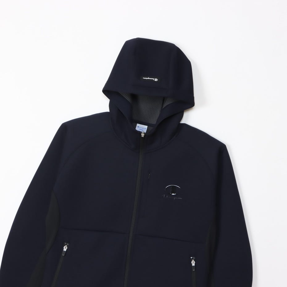 テックウィーブ(R)3LS ジップフーデッドスウェットシャツ 24SS (C3-ZG102)